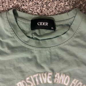 Cider Kids Green Shirt